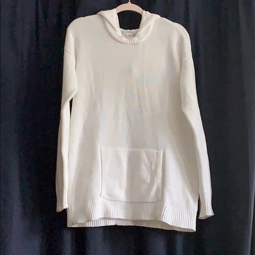 LIZ CLAIborne hooded pullover sweater Sz L